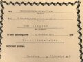 Gruppe Verleihungsurkunden Artilleristen und späteren Pioniers der Wehrmacht.