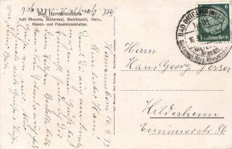 Ansichtskarte "Bad Hermannsborn - Glasterrasse"