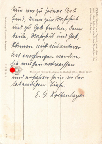 Ansichtskarte "Prag"