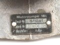 Me262, Waldwerk Kuno. Ölpumpe " Motorpumpe 18 L" Gerät Nummer 19-1103 A-1. Grob gereinigt, Funktion nicht geprüft.