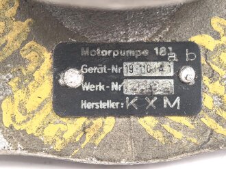 Me262, Waldwerk Kuno. Ölpumpe " Motorpumpe 18 L" Gerät Nummer 19-1103 A-1. Grob gereinigt, Funktion nicht geprüft.
