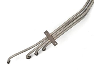 Me262, Waldwerk Kuno. Druckrohr aus Leichtmetall vierfach, Gesamtlänge etwa 64cm, Gesamtlänge etwa 34cm . Grob gereinigt, Funktion nicht geprüft.