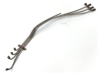 Me262, Waldwerk Kuno. Druckrohr aus Leichtmetall vierfach, Gesamtlänge etwa 64cm, Gesamtlänge etwa 34cm . Grob gereinigt, Funktion nicht geprüft.