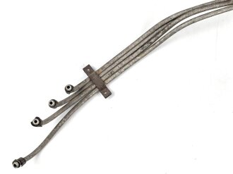 Me262, Waldwerk Kuno. Druckrohr aus Leichtmetall vierfach, Gesamtlänge etwa 64cm, Gesamtlänge etwa 34cm . Grob gereinigt, Funktion nicht geprüft.