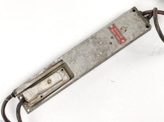 Me262, Waldwerk Kuno. Mir unbekanntes Bauteil, Gesamtlänge ohne Kabel 25cm . Grob gereinigt, Funktion nicht geprüft.