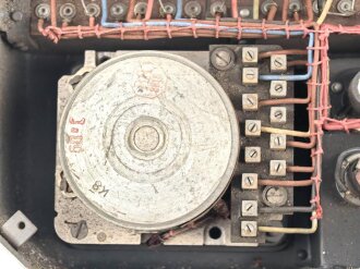 Me262, Waldwerk Kuno.  Schalt und Verteilerkasten "SVK 2-17" , Fl 47261. Grob gereinigt, Funktion nicht geprüft, unvollständig