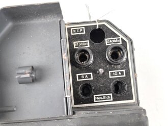 Me262, Waldwerk Kuno.  Schalt und Verteilerkasten "SVK 2-17" , Fl 47261. Grob gereinigt, Funktion nicht geprüft, unvollständig