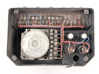 Me262, Waldwerk Kuno.  Schalt und Verteilerkasten "SVK 2-17" , Fl 47261. Grob gereinigt, Funktion nicht geprüft, unvollständig