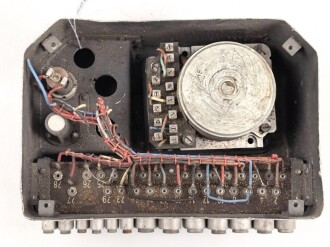 Me262, Waldwerk Kuno.  Schalt und Verteilerkasten "SVK 2-17" , Fl 47261. Grob gereinigt, Funktion nicht geprüft, unvollständig
