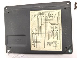 Me262, Waldwerk Kuno.  Schalt und Verteilerkasten "SVK 2-17" , Fl 47261. Grob gereinigt, Funktion nicht geprüft