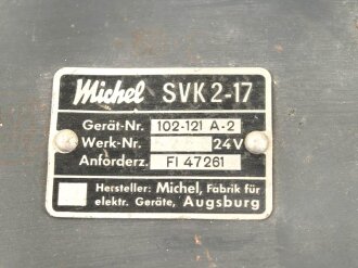 Me262, Waldwerk Kuno.  Schalt und Verteilerkasten...