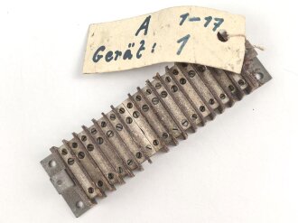 Me262, Waldwerk Kuno. Ungebrauchte Klemmleiste Maße 3 x 10,5cm ,  Grob gereinigt.