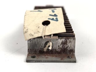 Me262, Waldwerk Kuno. Ungebrauchte Klemmleiste Maße 3 x 10,5cm ,  Grob gereinigt.