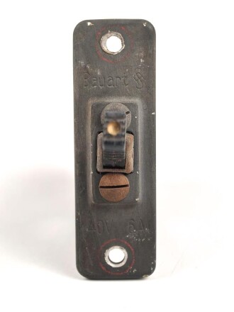 Me262, Waldwerk Kuno. Kippwechselschalter Siemens ,  Grob gereinigt.