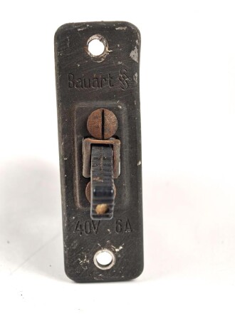 Me262, Waldwerk Kuno. Kippwechselschalter Siemens ,  Grob gereinigt.