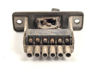 Me262, Waldwerk Kuno. Kippwechselschalter Siemens ,  Grob gereinigt.