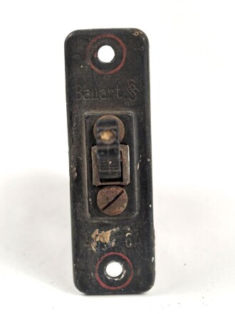 Me262, Waldwerk Kuno. Kippwechselschalter Siemens ,  Grob gereinigt.