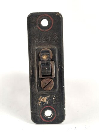 Me262, Waldwerk Kuno. Kippwechselschalter Siemens ,  Grob gereinigt.