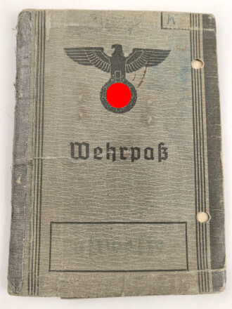 Wehrpaß Luftwaffe, eingestellt am 4.11.1935 bei Infanterie Regiment 6 St.Pölten.