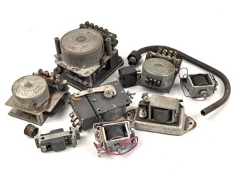 Me262, Waldwerk Kuno. Konvolut Bauteile aller Art, grob gereinigt