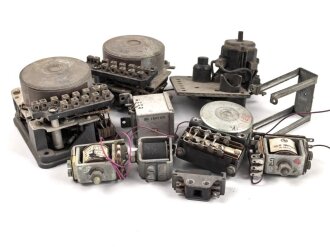 Me262, Waldwerk Kuno. Konvolut Bauteile aller Art, grob gereinigt