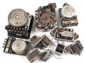 Me262, Waldwerk Kuno. Konvolut Bauteile aller Art, grob gereinigt