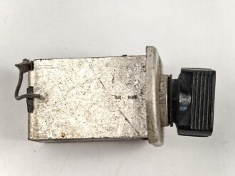 Me262, Waldwerk Kuno. Sicherungselement " u.MG" Gerät Nummer 126-608. Mit Sicherung, grob gereinigt