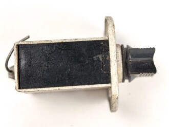 Me262, Waldwerk Kuno. Sicherungselement " u.MG" Gerät Nummer 126-608. Mit Sicherung, grob gereinigt