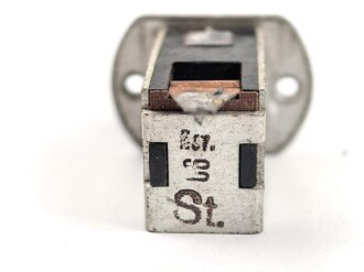 Me262, Waldwerk Kuno. Sicherungselement " o.MG" Gerät Nummer 126-608. Mit Sicherung, grob gereinigt