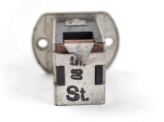 Me262, Waldwerk Kuno. Sicherungselement " Revi" Gerät Nummer 126-608. Mit Sicherung, grob gereinigt