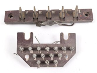 Me262, Waldwerk Kuno. Drei Bauteile, Maße des grössten etwa 15 x 18cm. Grob gereinigt