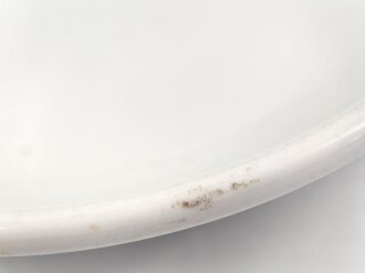 Deutsche Arbeitsfront, Kantinenporzellan kleine Schale, Hersteller KPM, Durchmesser 16cm, gebraucht