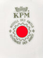 Deutsche Arbeitsfront, Kantinenporzellan kleine Schale, Hersteller KPM, Durchmesser 16cm, gebraucht