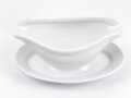 Luftwaffe, Kantinenporzellan Sauciere, Hersteller Bauscher Weiden 1938. Gesamtlänge 25cm, gebraucht