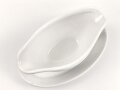 Luftwaffe, Kantinenporzellan Sauciere, Hersteller Bauscher Weiden 1938. Gesamtlänge 25cm, gebraucht