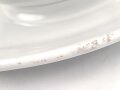 Luftwaffe, Kantinenporzellan Sauciere, Hersteller Bauscher Weiden 1938. Gesamtlänge 25cm, gebraucht