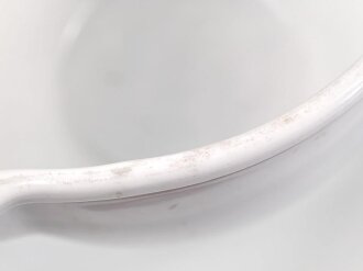Deutsche Arbeitsfront, Kantinenporzellan Sauciere, Hersteller Rosenthal. Gesamtlänge 18cm, gebraucht