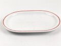 Deutsche Arbeitsfront, Kantinenporzellan kleine Vorlegeplatte, Hersteller Rosenthal. Gesamtlänge 25,5cm, gebraucht