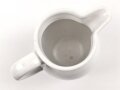 Deutsche Arbeitsfront, Kantinenporzellan kleine Kanne, Hersteller Hutschenreuther Selb Bavaria Germany. Höhe 15cm, gebraucht