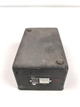 Me262, Waldwerk Kuno. Verteilerkasten Gerät Nr. 102-29076. Grob gereinigt