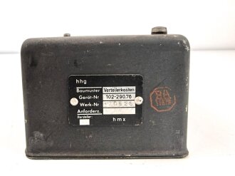 Me262, Waldwerk Kuno. Verteilerkasten Gerät Nr....