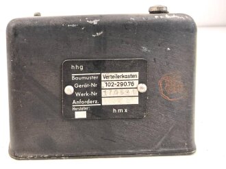 Me262, Waldwerk Kuno. Verteilerkasten Gerät Nr....