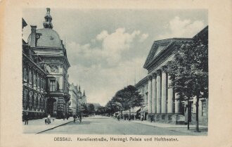 Ansichtskarte "Dessau, Kavallierstraße"