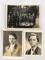 Reichsarbeitdienst für die weibliche Jugend, Dienstausweis einer Stabsführerin, ausgestellt 16. Juni 1943, mit einigen Fotos und einem Dokument
