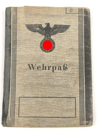 Soldbuch und Wehrpaß Heer, eingestellt am 5.4.1945