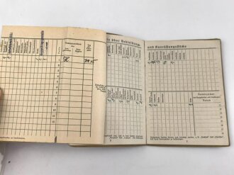 Soldbuch und Wehrpaß Heer, eingestellt am 5.4.1945