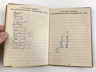 Soldbuch und Wehrpaß Heer, eingestellt am 5.4.1945