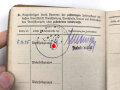 Soldbuch und Wehrpaß Heer, eingestellt am 5.4.1945