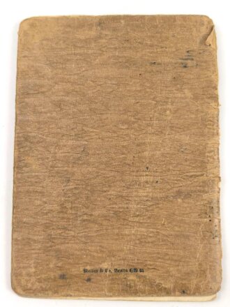 Soldbuch Kriegsmarine, ausgestellt 19. Mai 1941, Unvollständig, Wasserschaden, verliehene Ehrenzeichen leider nicht lesbar