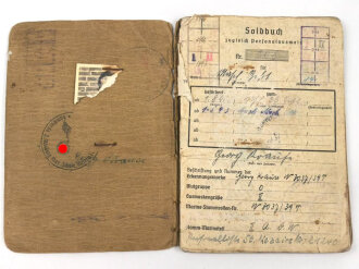 Soldbuch Kriegsmarine, ausgestellt 19. Mai 1941,...